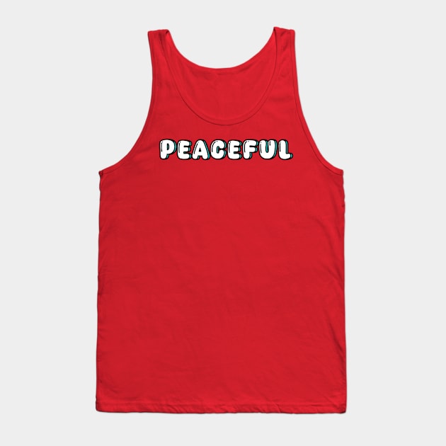 Peaceful Tank Top by D'Sulung